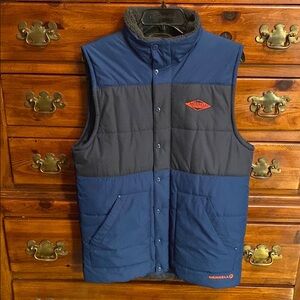 Merrell Blue and Gray Men's Vest medium